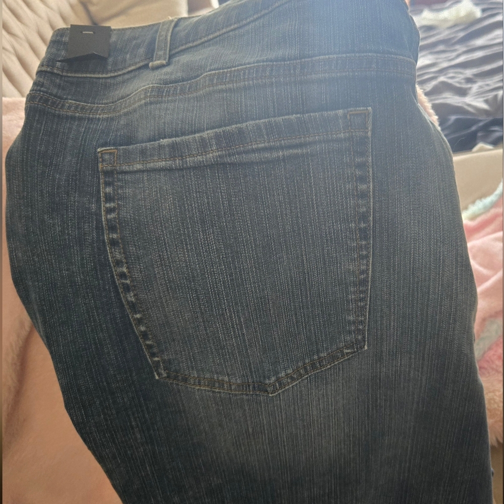 Torrid Wide Leg High Rise Blue Denim Jeans